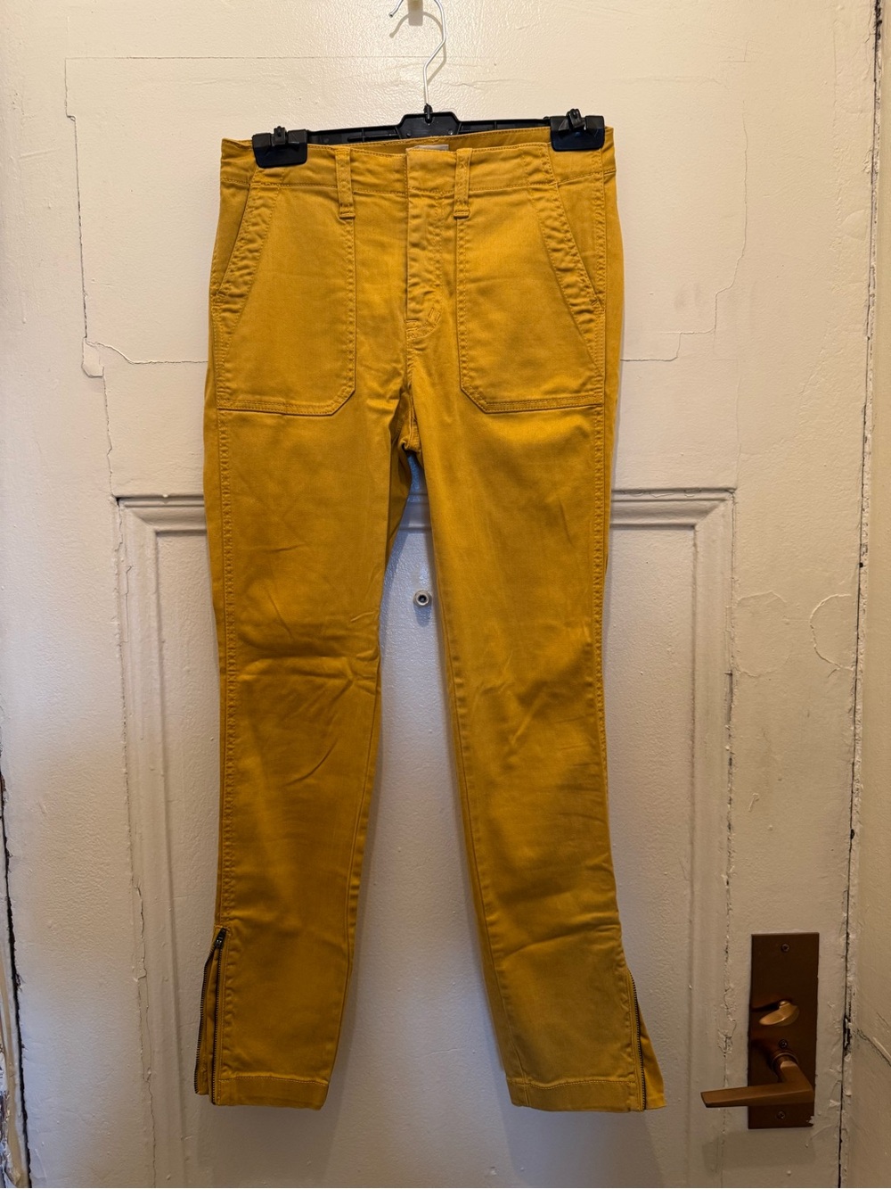 J. Crew Mustard Yellow Skinny Pants